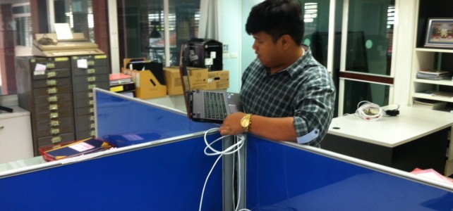 ติดตั้งระบบเครือข่ายคณะครุศาสตร์อุตสาหกรรม ติดตั้งระบบเครือข่ายคณะครุศาสตร์อุตสาหกรรม
