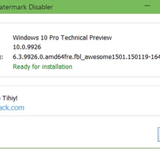 การลบ Watermark บนเดสก์ทอป สำหรับ Windows 10 การลบ Watermark บนเดสก์ทอป สำหรับ Windows 10